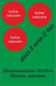 buline autocolant